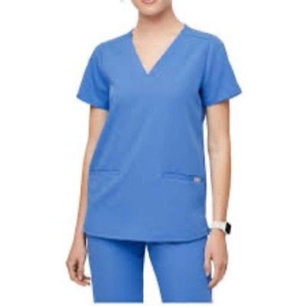FIGS Technical Collection Casma Three Pocket Scrubs Sz S Stretch